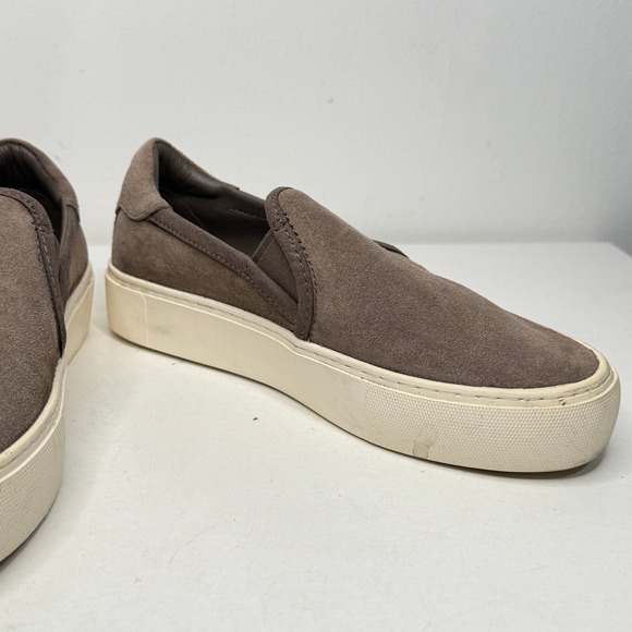UGG Jass Sneakers Brown Suede Platform Slip On 1106545 Womens Sz 5.5 Loafer - Picture 5 of 9